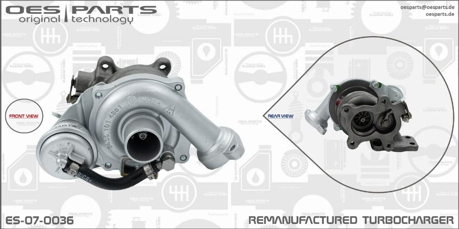 OES PARTS ES-07-0036 - Charger, charging system onlydrive.pro