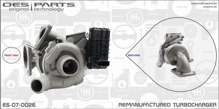 OES PARTS ES-07-0026 - Charger, charging system onlydrive.pro