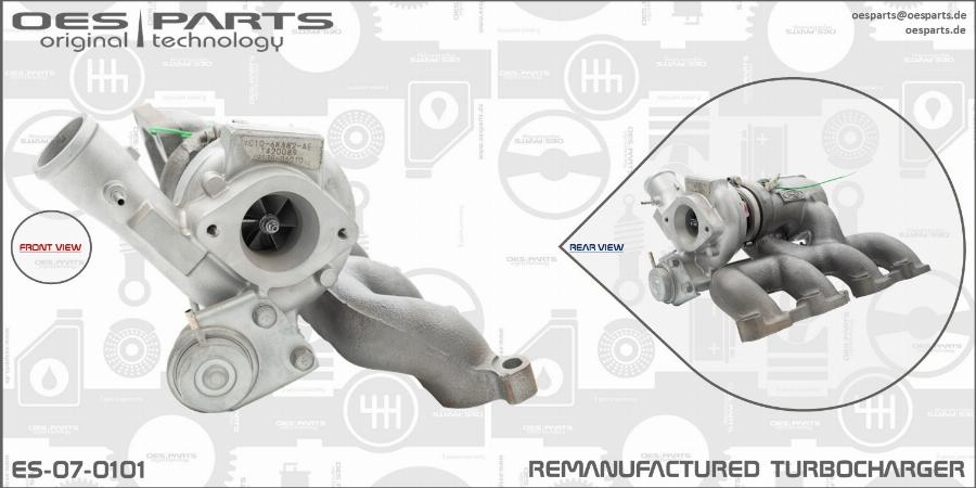 OES PARTS ES-07-0101 - Charger, charging system onlydrive.pro