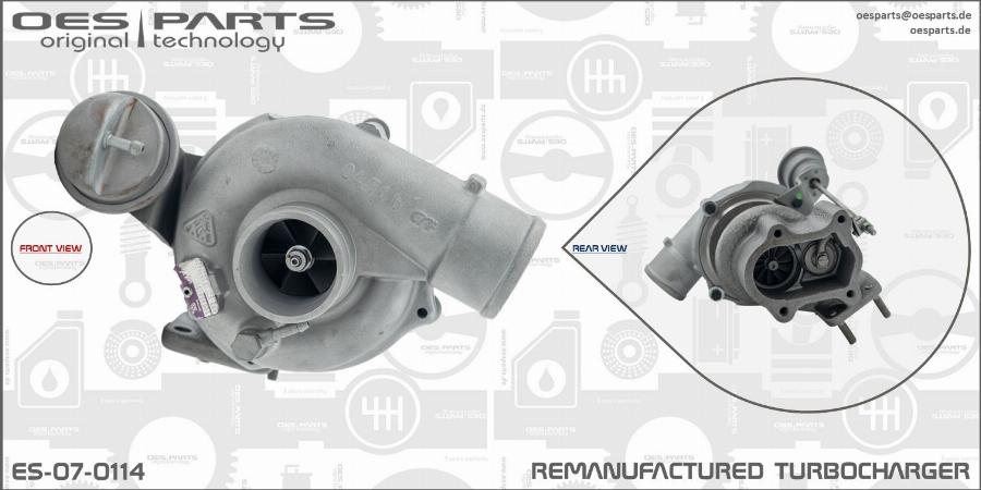 OES PARTS ES-07-0114 - Charger, charging system onlydrive.pro