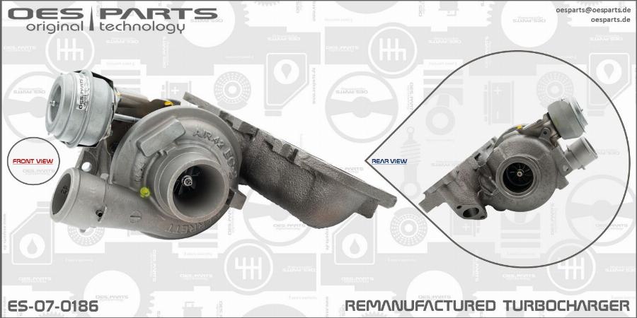 OES PARTS ES-07-0186 - Charger, charging system onlydrive.pro