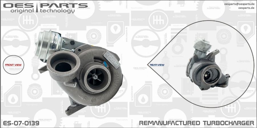 OES PARTS ES-07-0139 - Charger, charging system onlydrive.pro