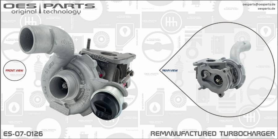 OES PARTS ES-07-0126 - Kompresors, Turbopūte onlydrive.pro