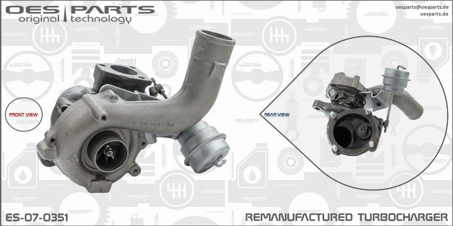 OES PARTS ES-07-0351 - Charger, charging system onlydrive.pro