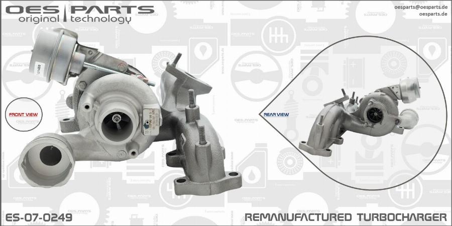 OES PARTS ES-07-0249 - Ahdin onlydrive.pro