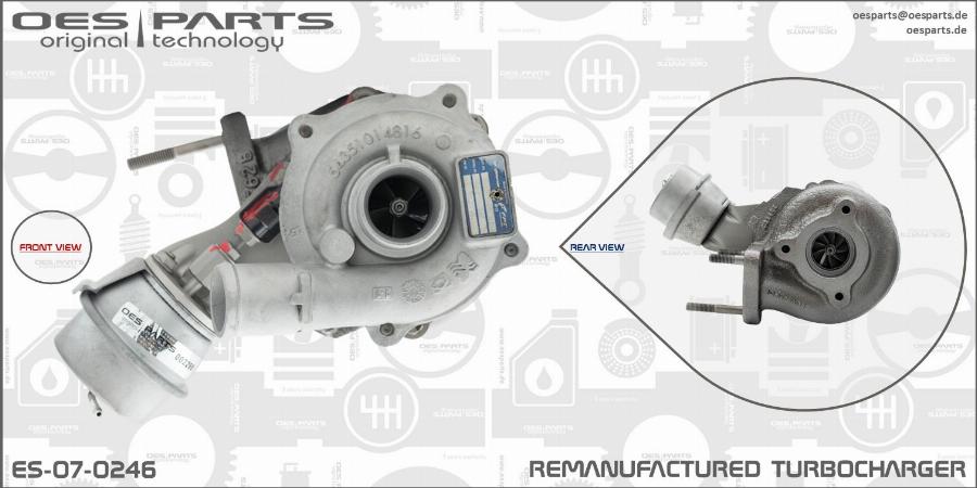 OES PARTS ES-07-0246 - Charger, charging system onlydrive.pro