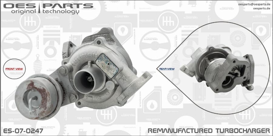 OES PARTS ES-07-0247 - Charger, charging system onlydrive.pro