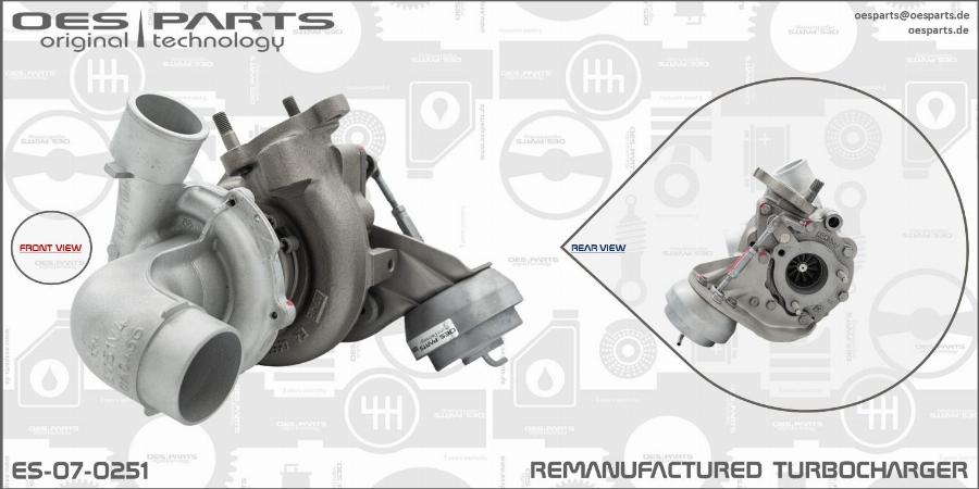 OES PARTS ES-07-0251 - Charger, charging system onlydrive.pro