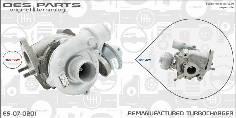 OES PARTS ES-07-0201 - Charger, charging system onlydrive.pro