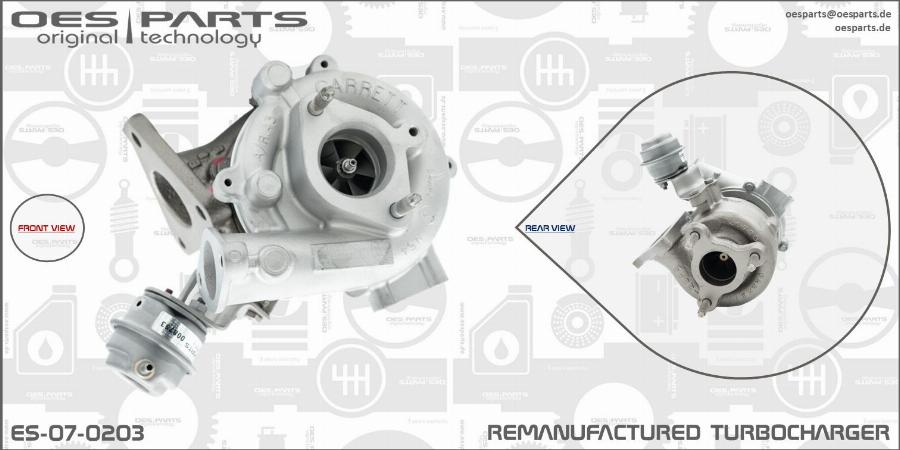 OES PARTS ES-07-0203 - Kompresors, Turbopūte onlydrive.pro