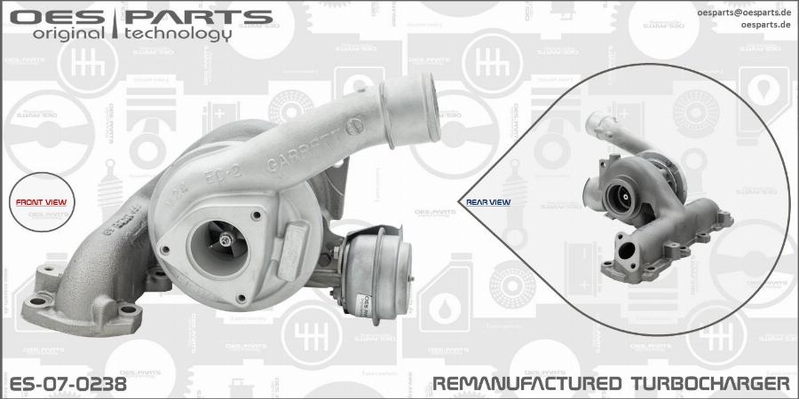 OES PARTS ES-07-0238 - Charger, charging system onlydrive.pro