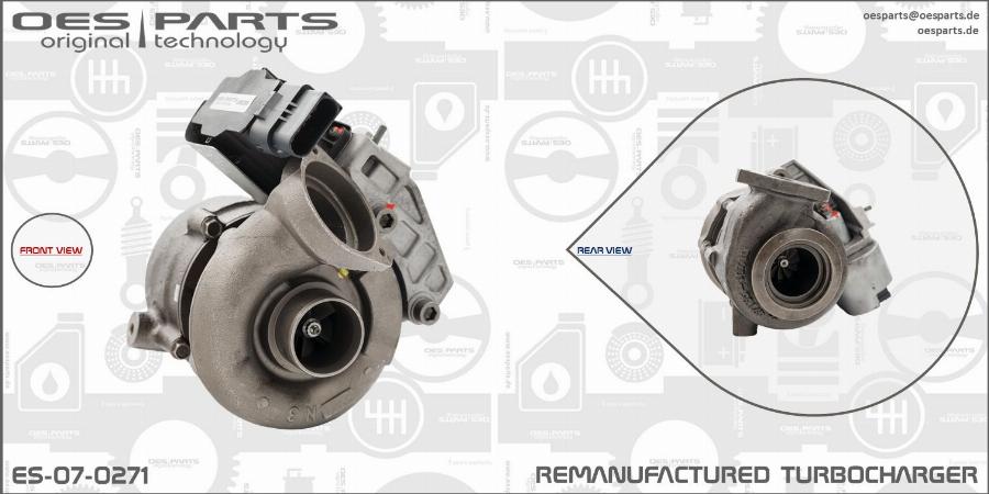 OES PARTS ES-07-0271 - Kompresors, Turbopūte onlydrive.pro