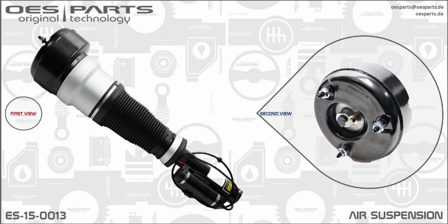 OES PARTS ES-15-0013 - Опора пневматической рессоры onlydrive.pro