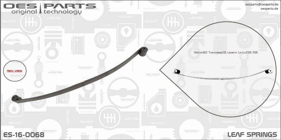 OES PARTS ES-16-0068 - Leaf Spring onlydrive.pro