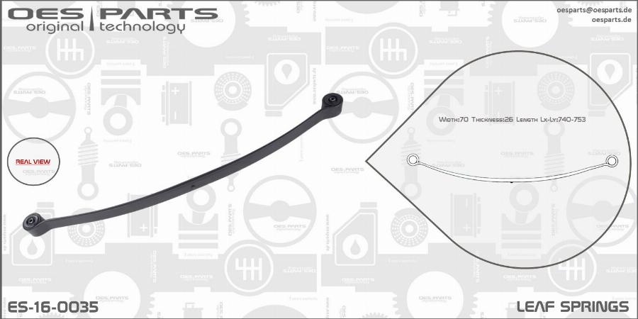 OES PARTS ES-16-0035 - Jousenlehti onlydrive.pro