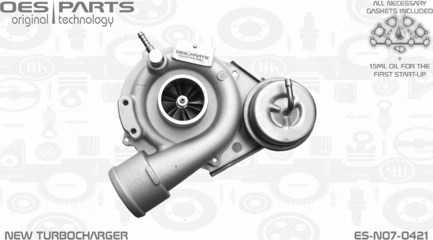 OES PARTS ES-N07-0421 - Kompresors, Turbopūte onlydrive.pro