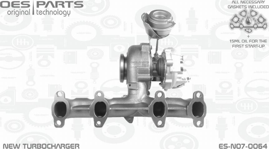 OES PARTS ES-N07-0064 - Kompresors, Turbopūte onlydrive.pro