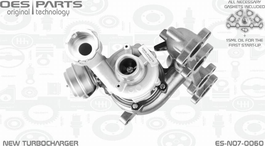 OES PARTS ES-N07-0060 - Kompressor,ülelaadimine onlydrive.pro