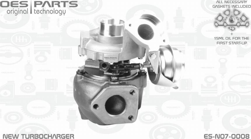 OES PARTS ES-N07-0008 - Kompresors, Turbopūte onlydrive.pro