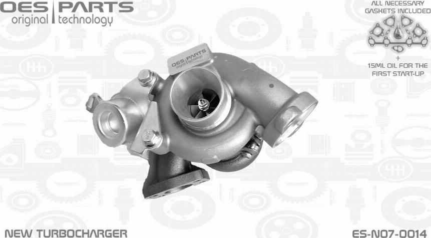 OES PARTS ES-N07-0014 - Kompressor,ülelaadimine onlydrive.pro