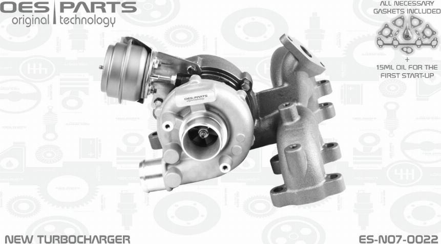 OES PARTS ES-N07-0022 - Kompresors, Turbopūte onlydrive.pro