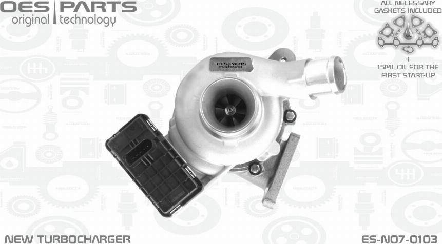 OES PARTS ES-N07-0103 - Kompresors, Turbopūte onlydrive.pro