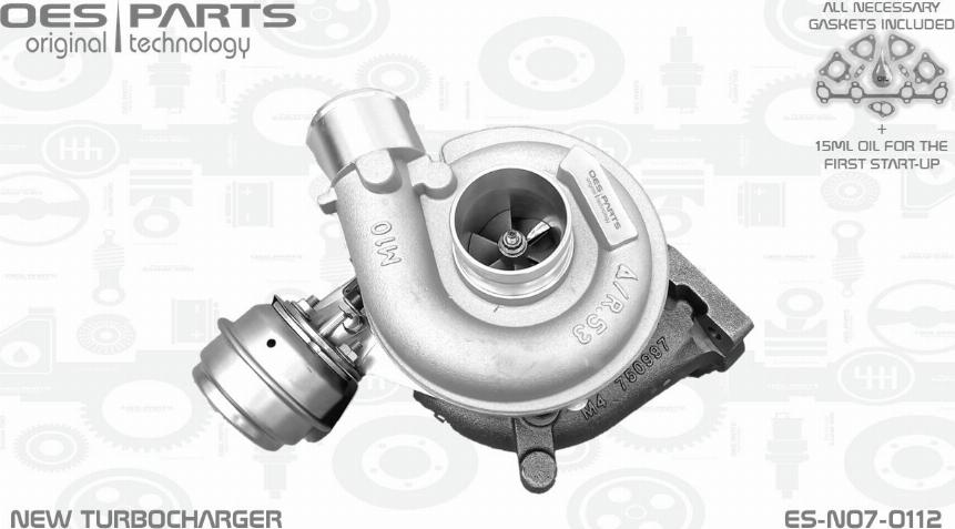 OES PARTS ES-N07-0112 - Kompresors, Turbopūte onlydrive.pro