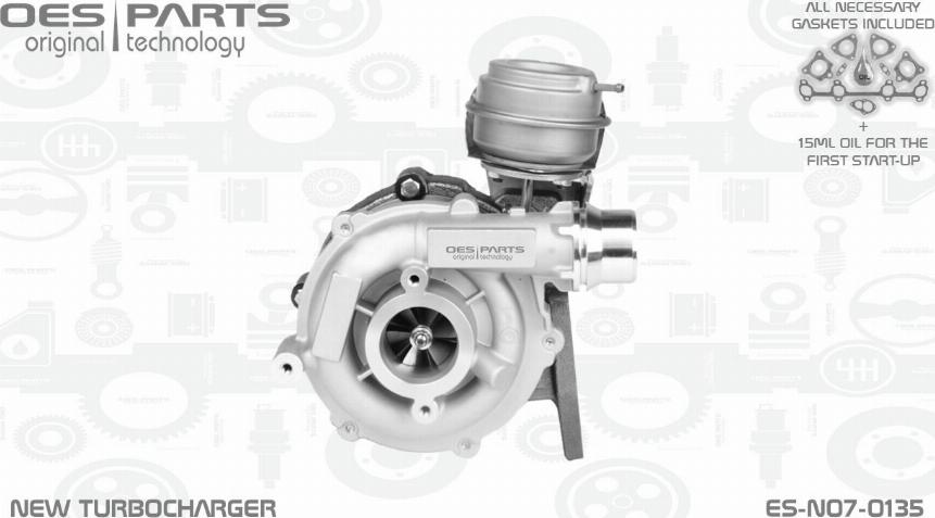 OES PARTS ES-N07-0135 - Kompresors, Turbopūte onlydrive.pro