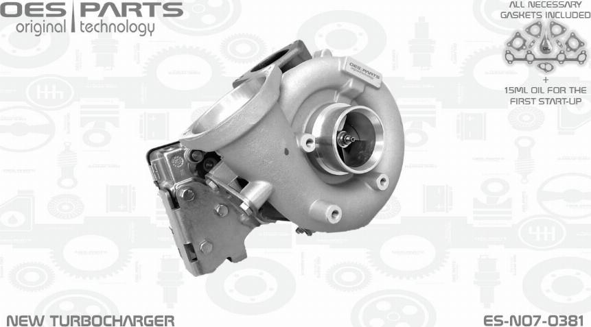 OES PARTS ES-N07-0381 - Kompresors, Turbopūte onlydrive.pro