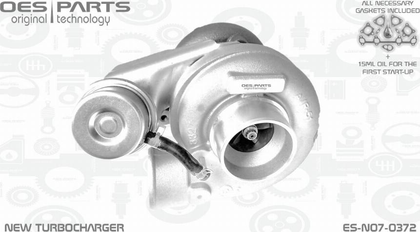 OES PARTS ES-N07-0372 - Kompressor,ülelaadimine onlydrive.pro