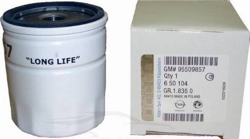 Opel 95509857 - Oil Filter onlydrive.pro