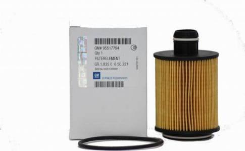 Opel 95517794 - Oil Filter onlydrive.pro