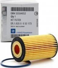 Opel 55594652 - Oil Filter onlydrive.pro