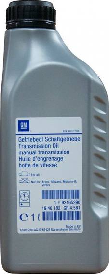 Opel 1940 182 - Transmission Oil onlydrive.pro