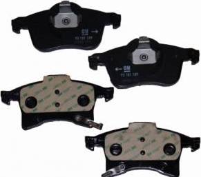 Opel 1605992 - Brake Pad Set, disc brake onlydrive.pro