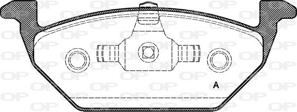 Skoda 1S0 698 151 D - Piduriklotsi komplekt,ketaspidur onlydrive.pro