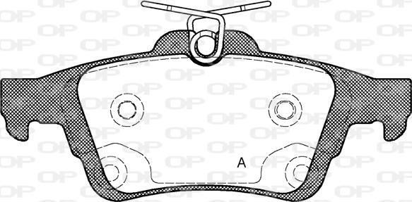 AISIN BPFO-2012 - Brake Pad Set, disc brake onlydrive.pro