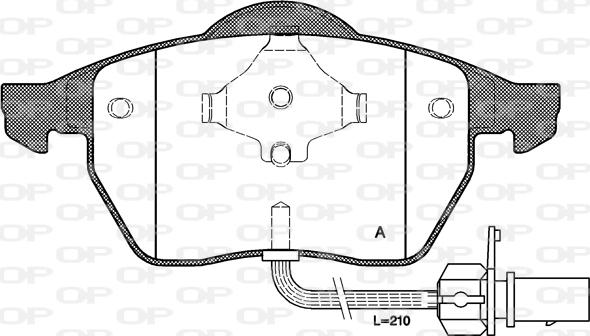 AISIN BPFO-1027 - Brake Pad Set, disc brake onlydrive.pro