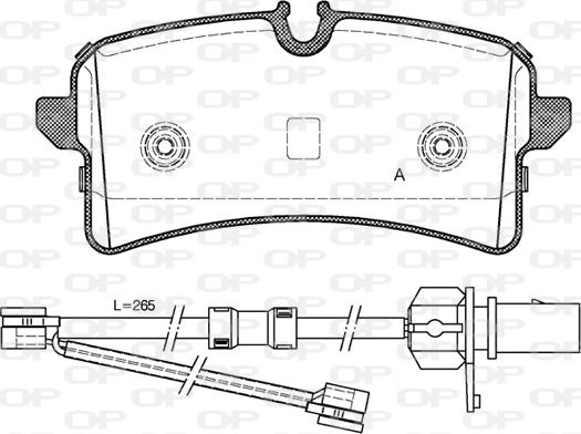 Porsche 95B698451J - Brake Pad Set, disc brake onlydrive.pro