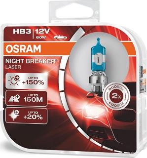 Osram 9005NL-HCB - Kvēlspuldze, Tālās gaismas lukturis onlydrive.pro