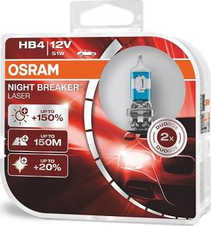 Osram 9006NL-HCB - Kvēlspuldze, Tālās gaismas lukturis onlydrive.pro