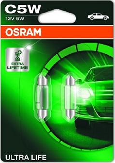 Osram 6418ULT-02B - Лампа накаливания, фонарь освещения номерного знака onlydrive.pro