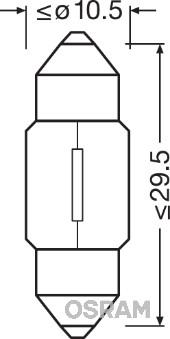 Osram 6438 - Bulb, interior light onlydrive.pro