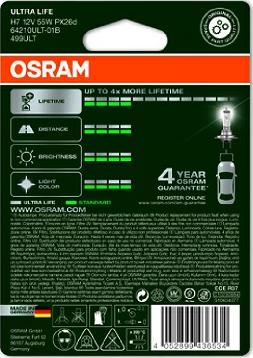 Osram 64210ULT-01B - Polttimo, kaukovalo onlydrive.pro