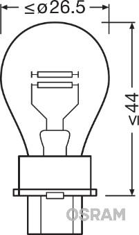 Osram 3157 - Лампа накаливания, фонарь указателя поворота onlydrive.pro