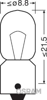 Osram 3860 - Bulb, interior light onlydrive.pro