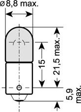 Osram 3886X - Lemputė, salono apšvietimas onlydrive.pro