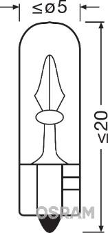 Osram 2723 - Bulb, instrument lighting onlydrive.pro