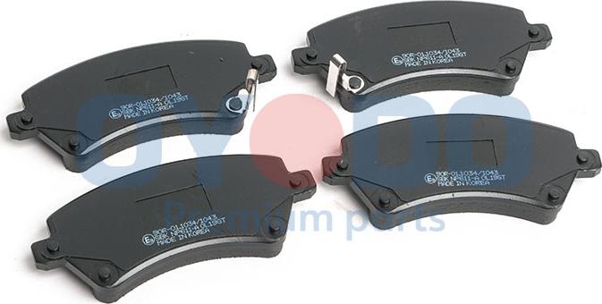 Oyodo 10H2049-OYO - Brake Pad Set, disc brake onlydrive.pro