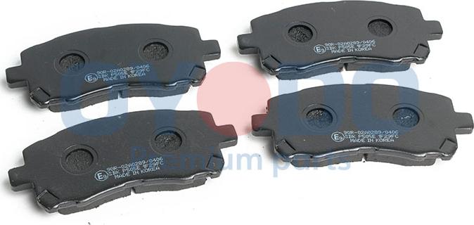 Oyodo 10H7009-OYO - Brake Pad Set, disc brake onlydrive.pro